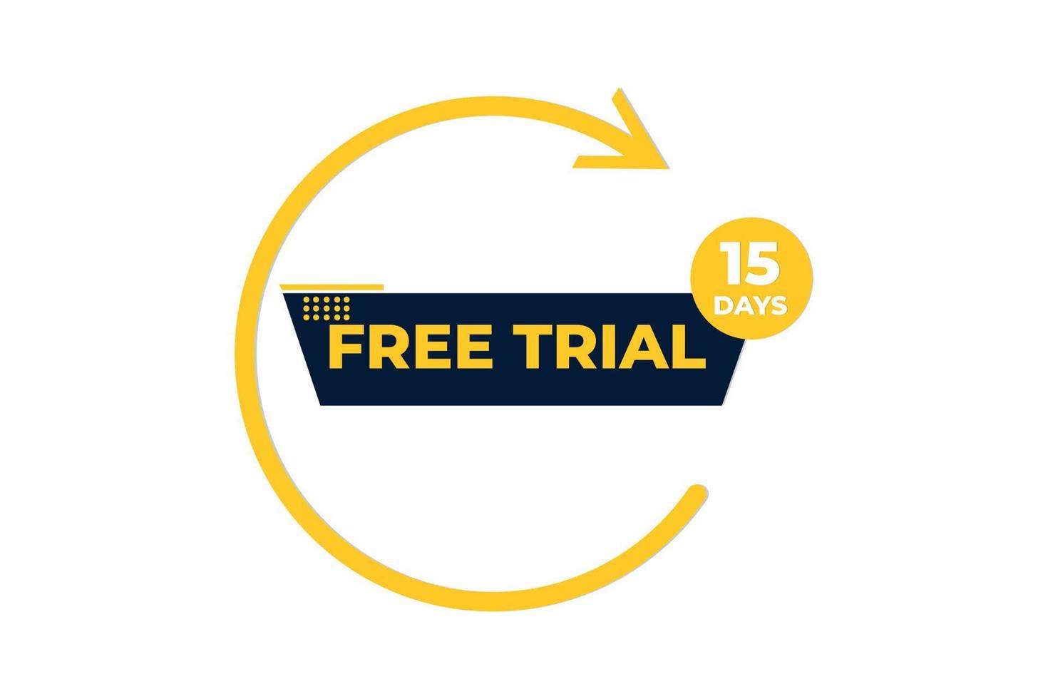 15 days Free trial vector design,