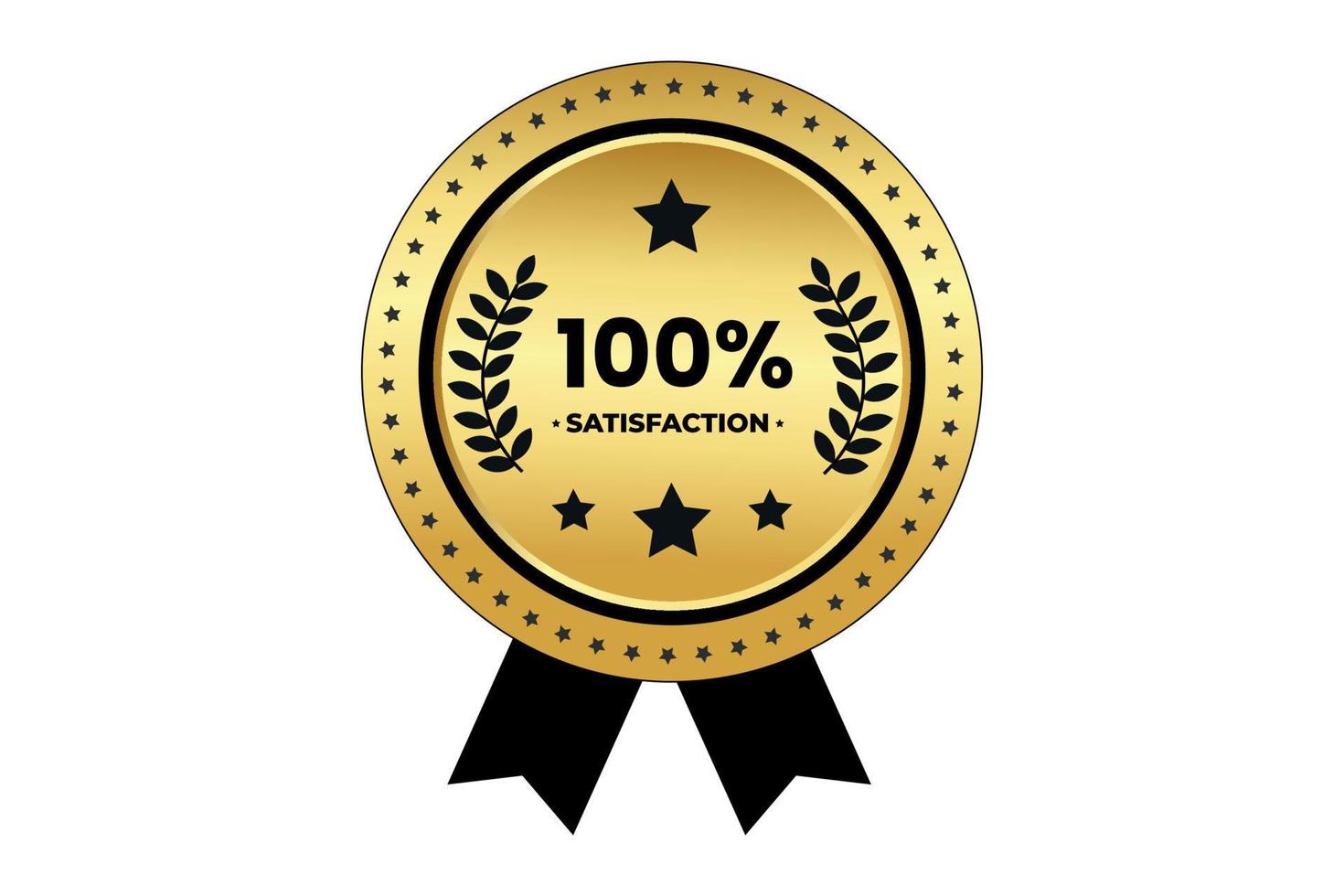 100 percent Customer satisfaction Vector