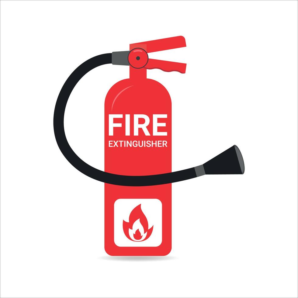 Fire extinguisher vector design