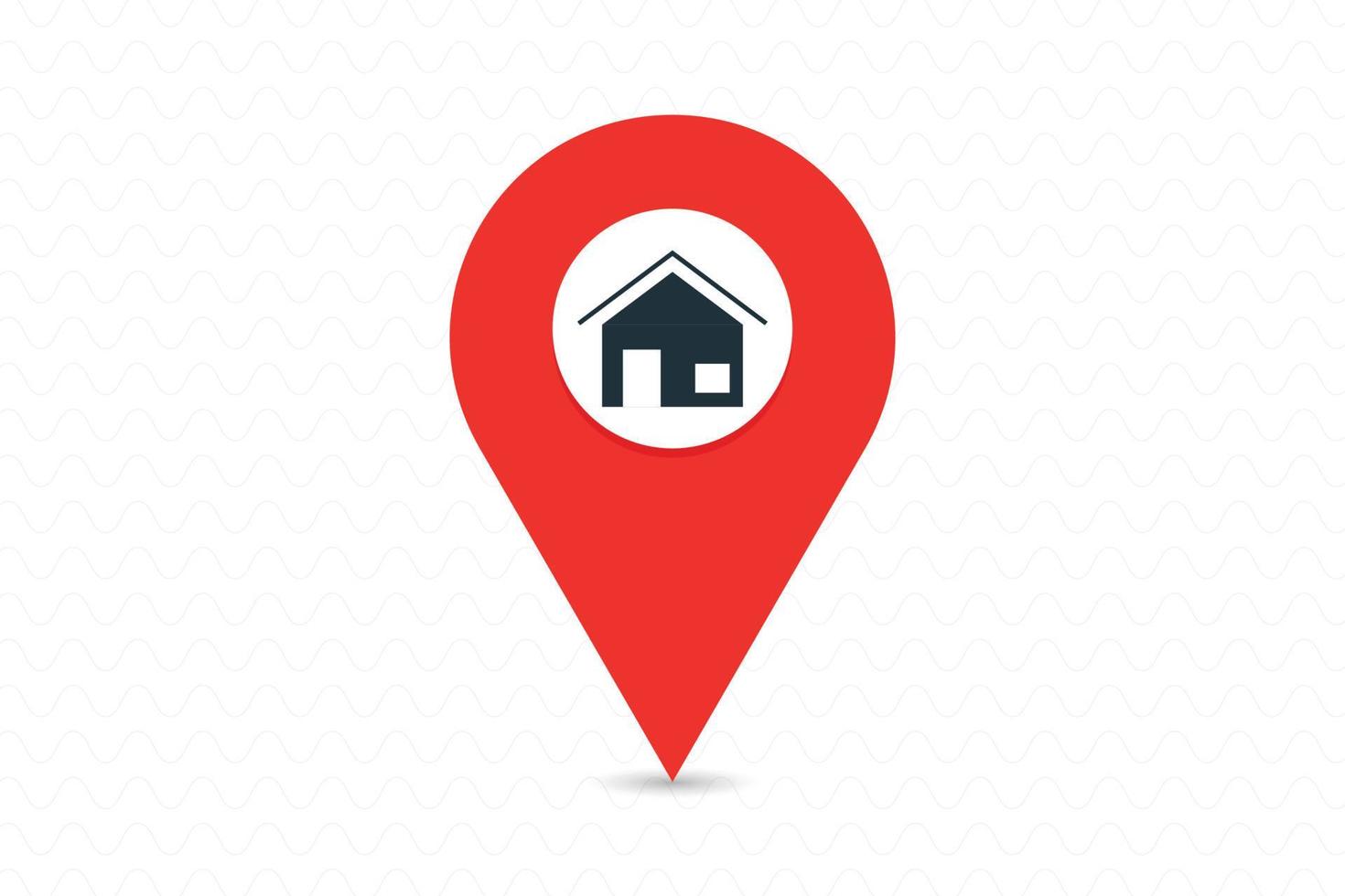 Home location vector. vector