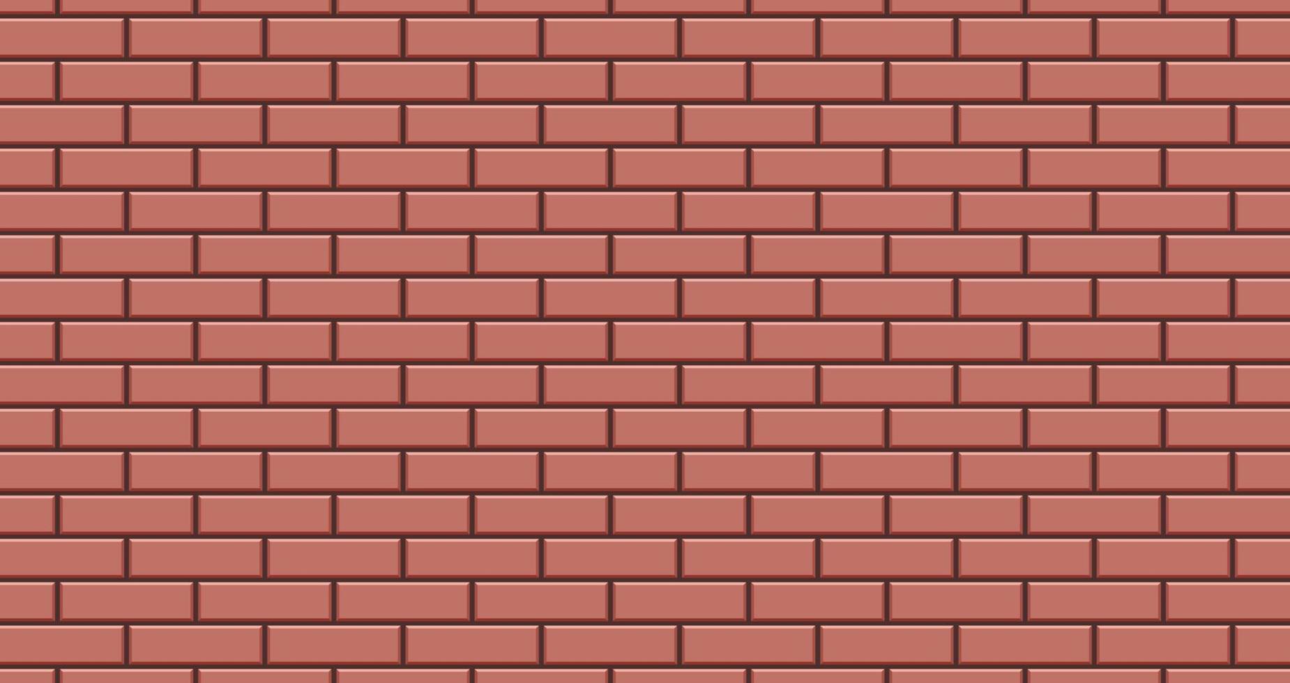 Brick wall background illustration vector