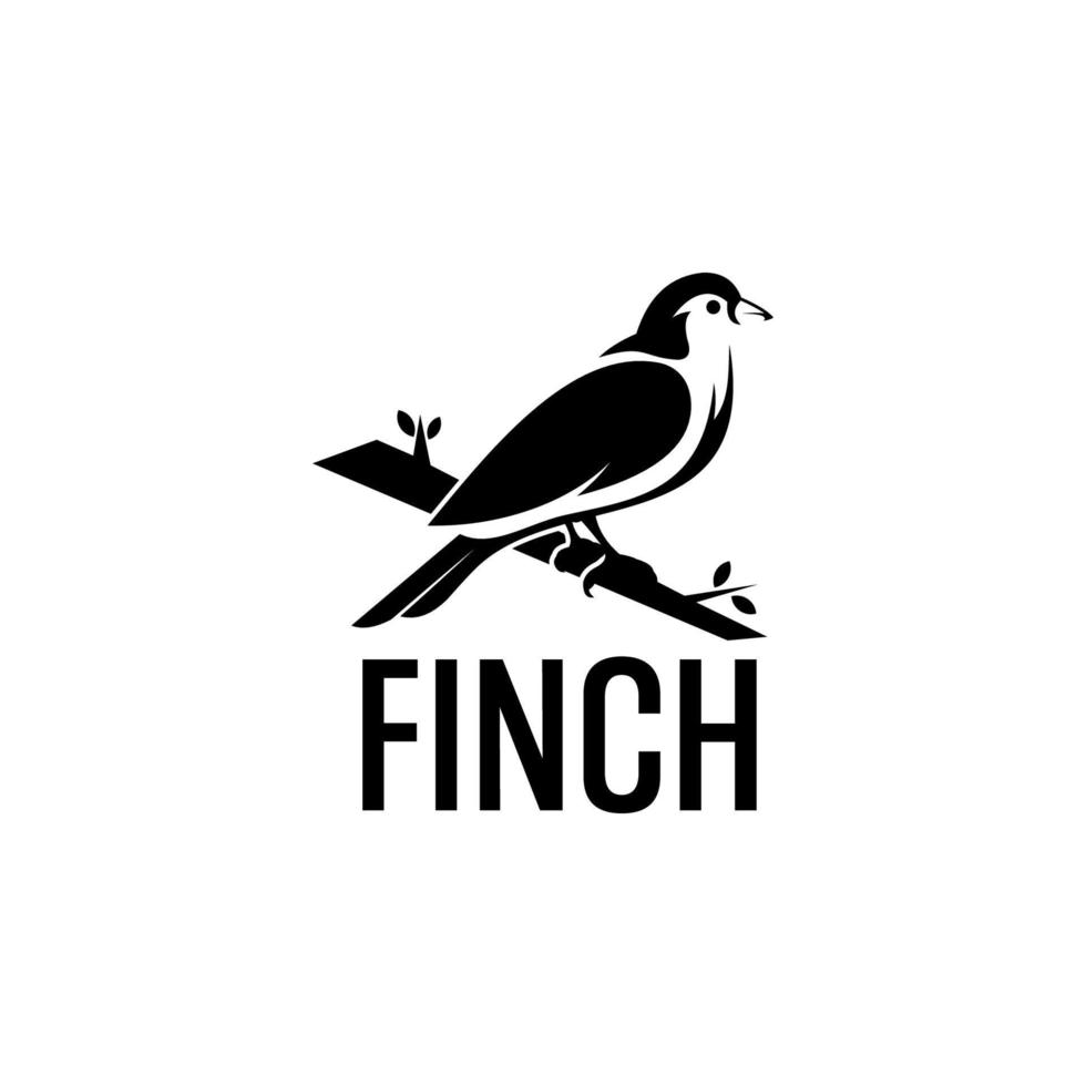 FINCH BIRD LOGO DESIGN vector