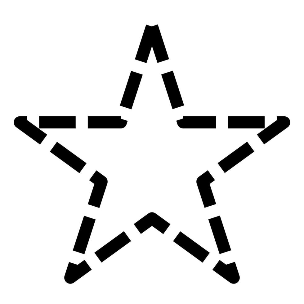 star icon vector on white background