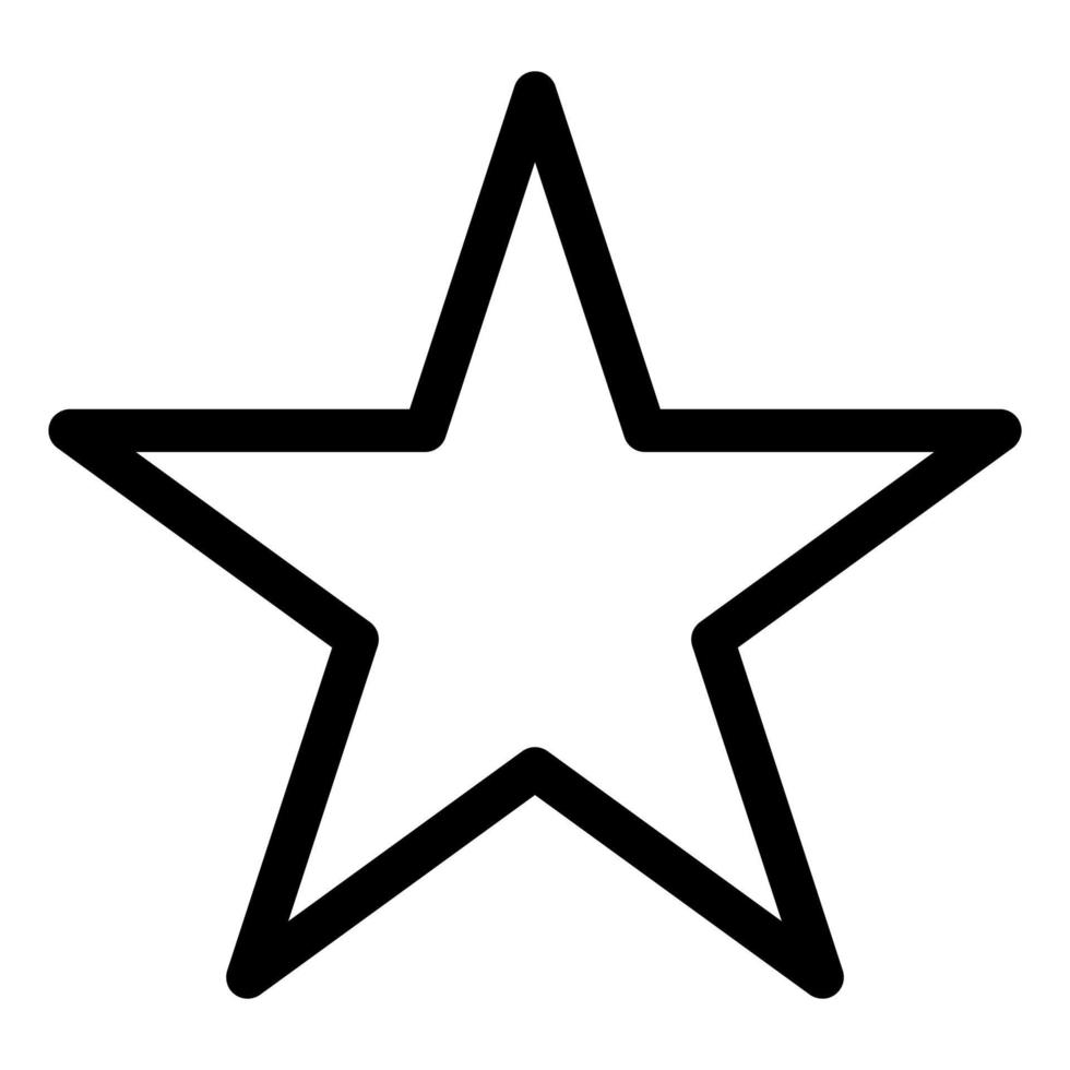 star icon vector on white background