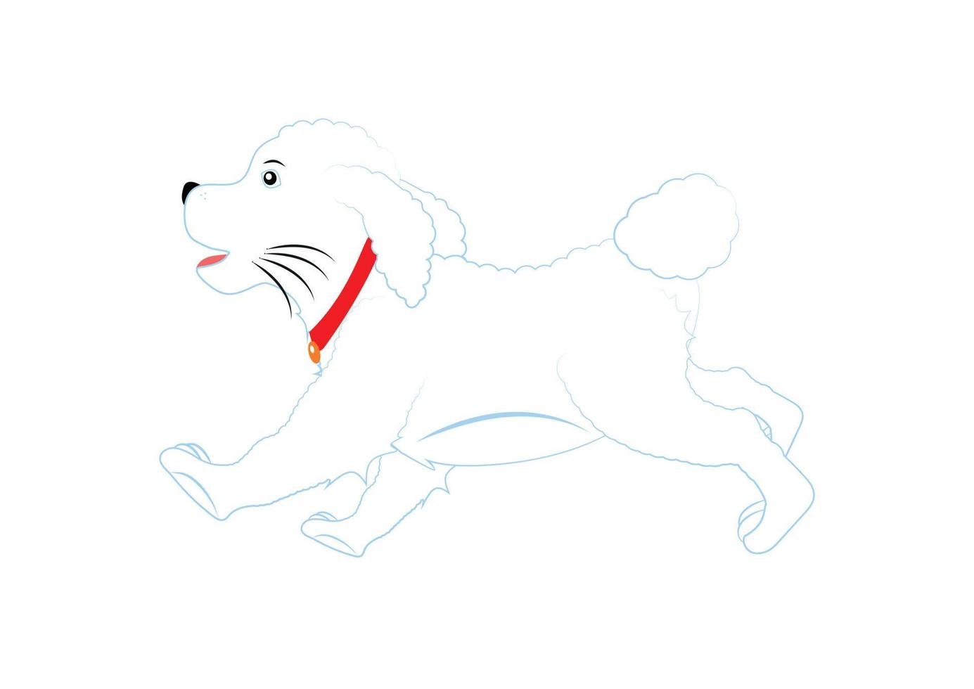 Clipart Vector Bichon Dog