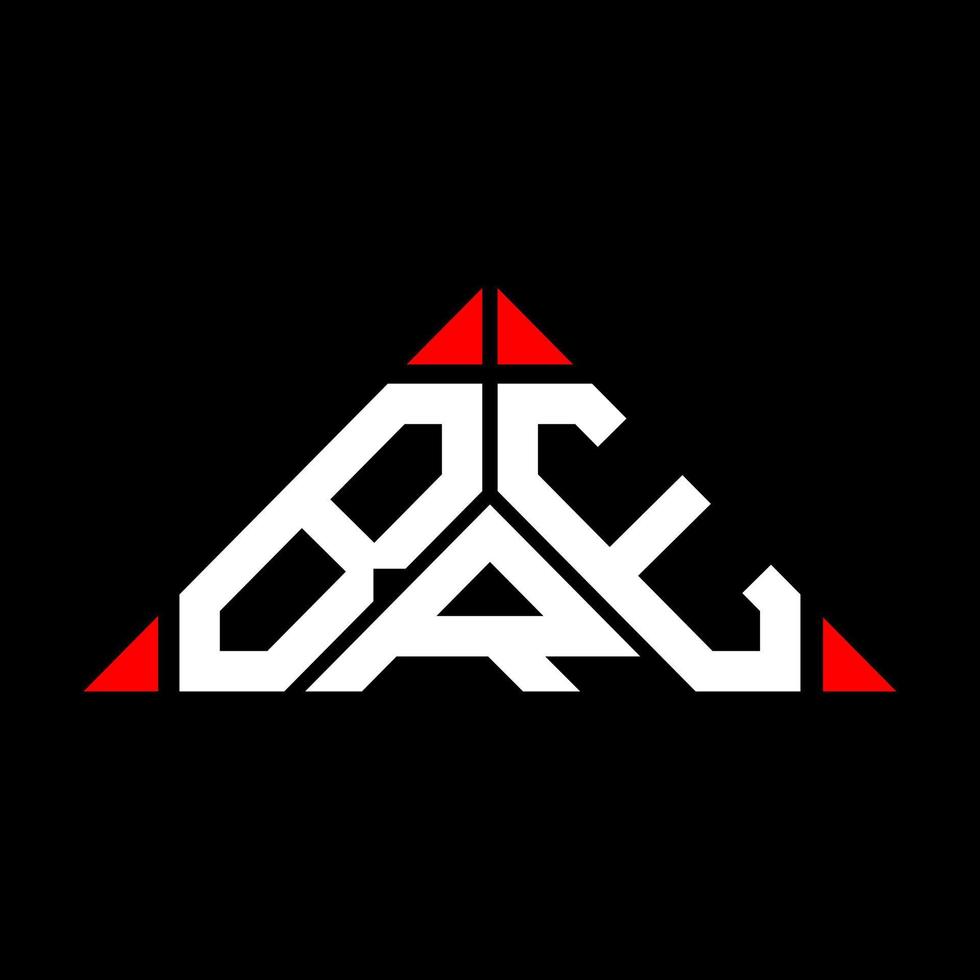 BRE letter logo creative design with vector graphic, BRE simple and modern logo in triangle shape.