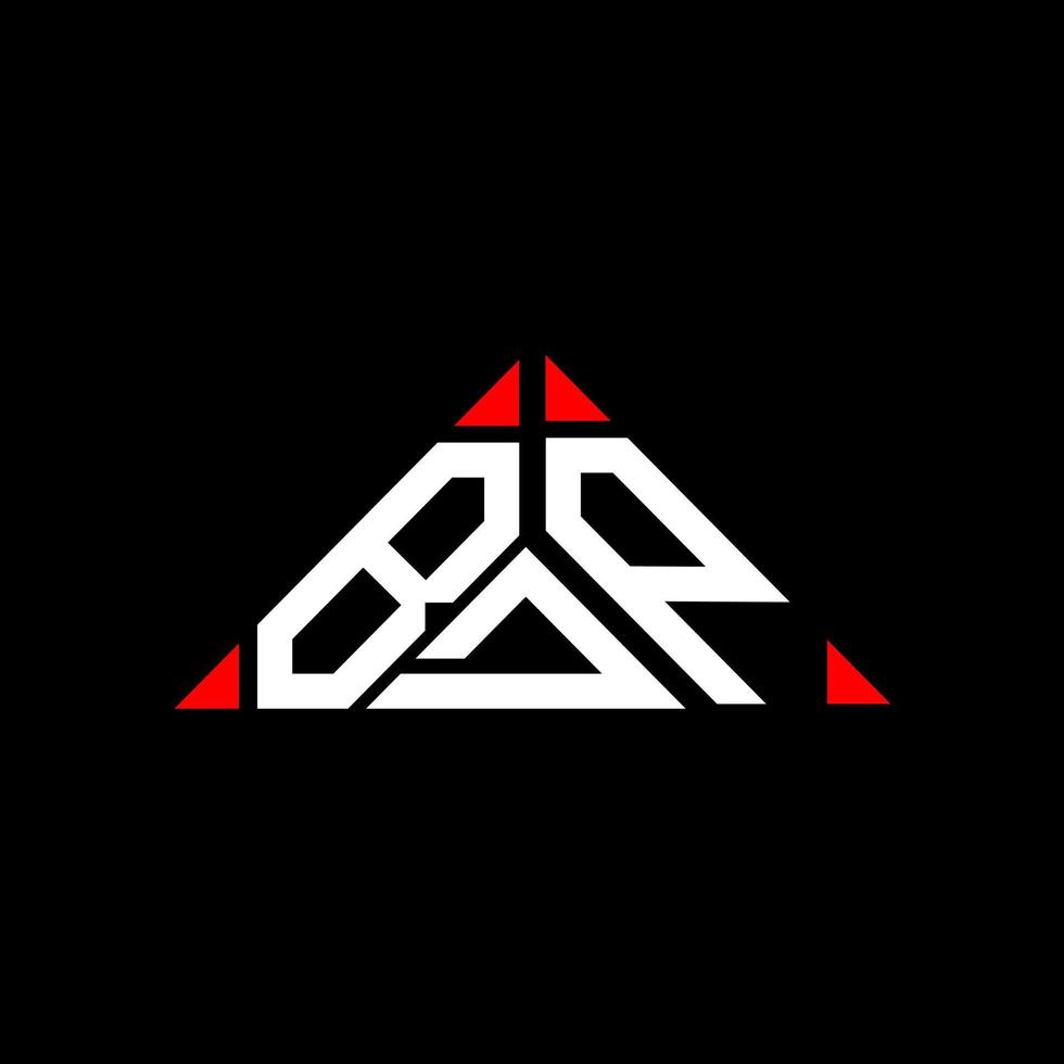 BDP letter logo creative design with vector graphic, BDP simple and modern logo in triangle shape.