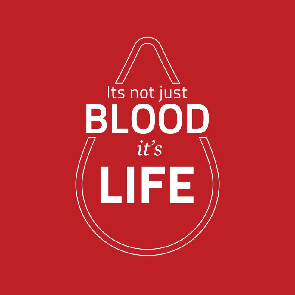 World Blood Donor day design vector
