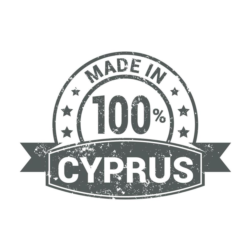 Cyprus stamp design vector