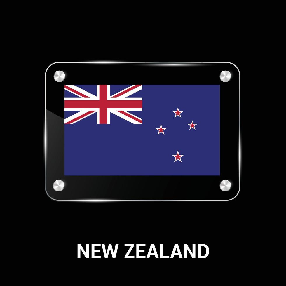 New Zealand flag design vector