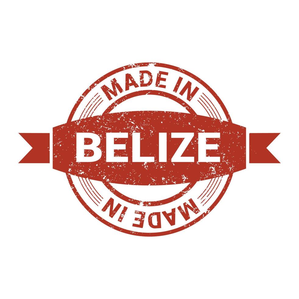 Belize stamp design vector