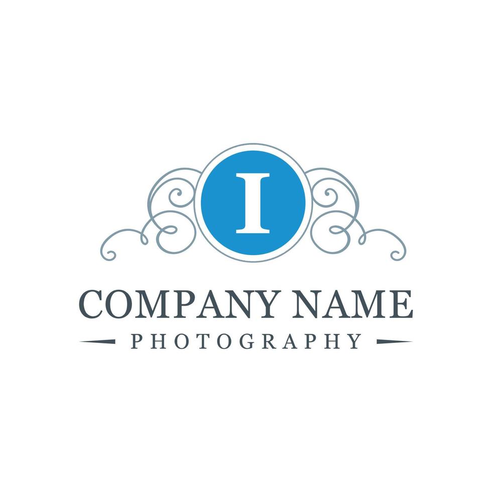 Alphabetical logo design and typography vector