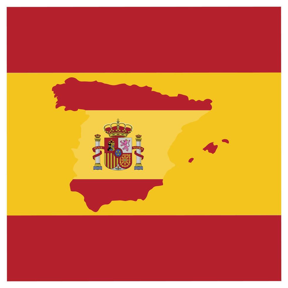 Spain Independence day design card vector