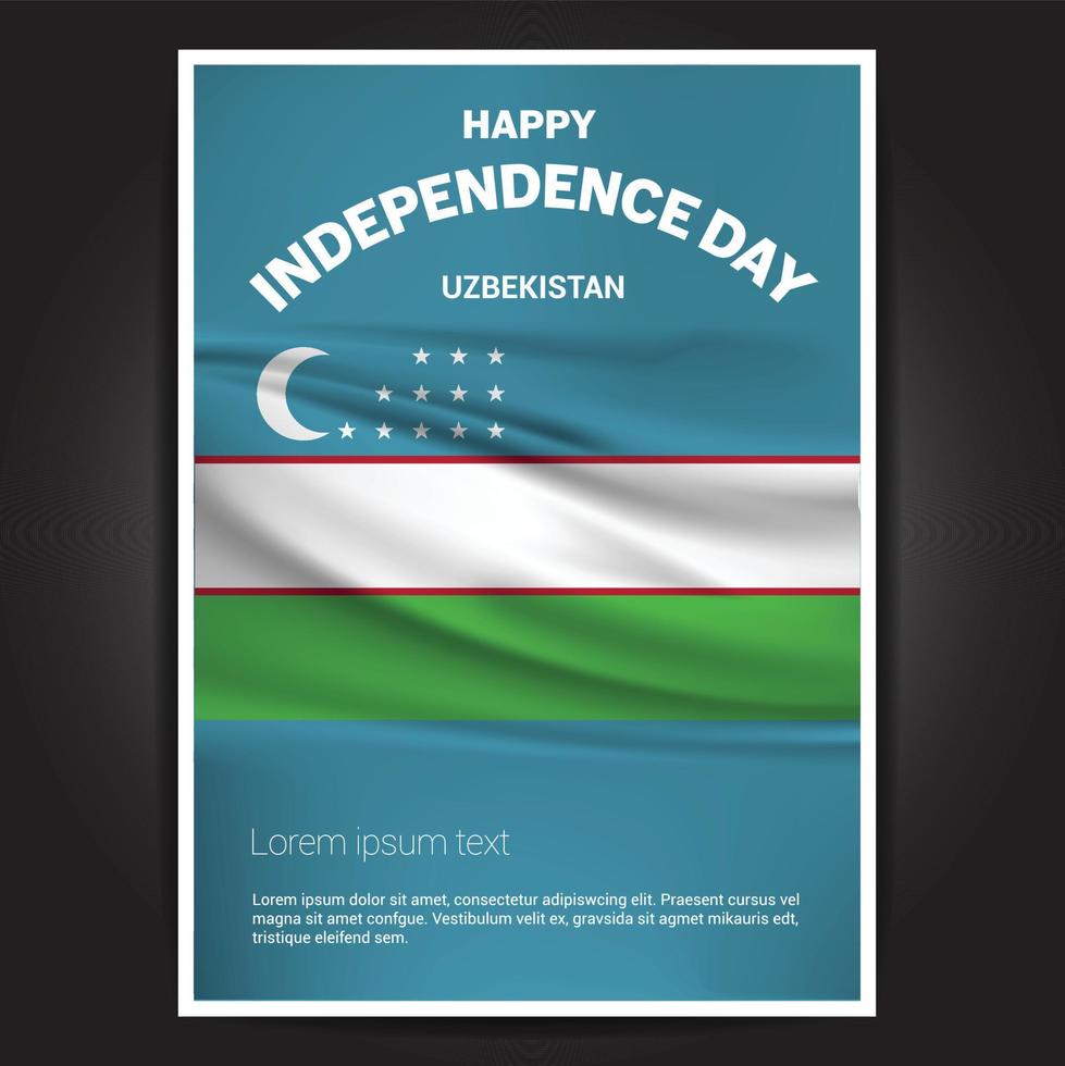 Happy Indpendence day design card vector with flags