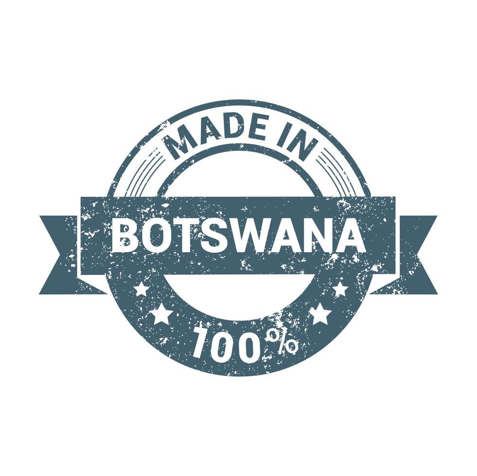 Botswana stamp design vector