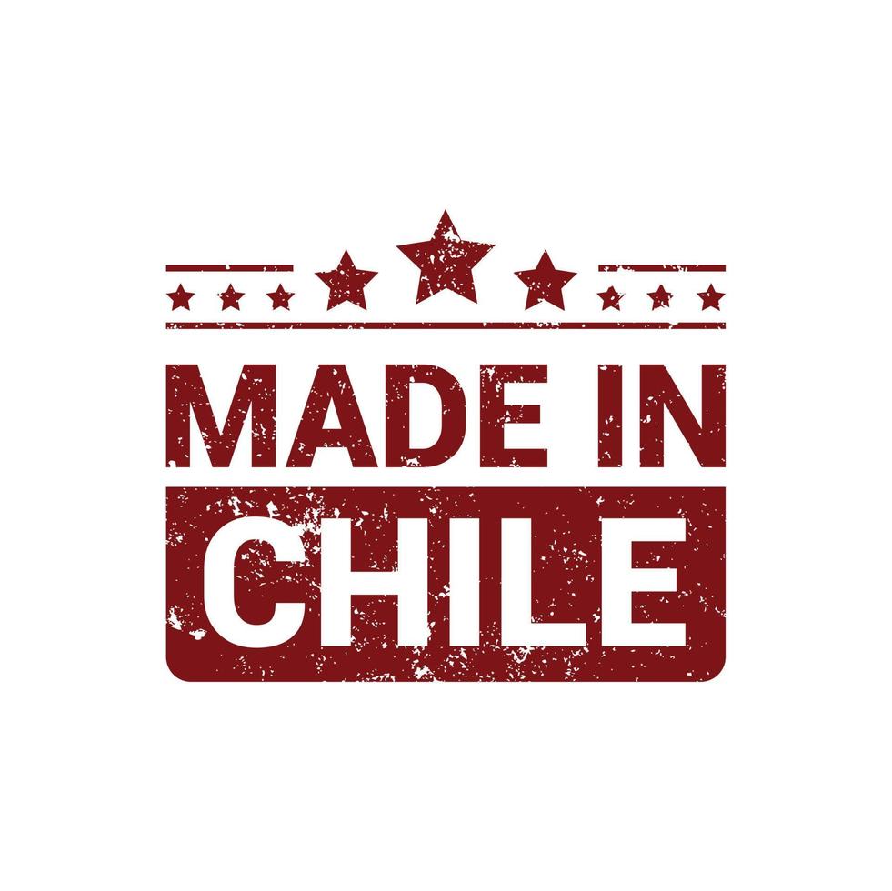 vector de diseño de sello de chile