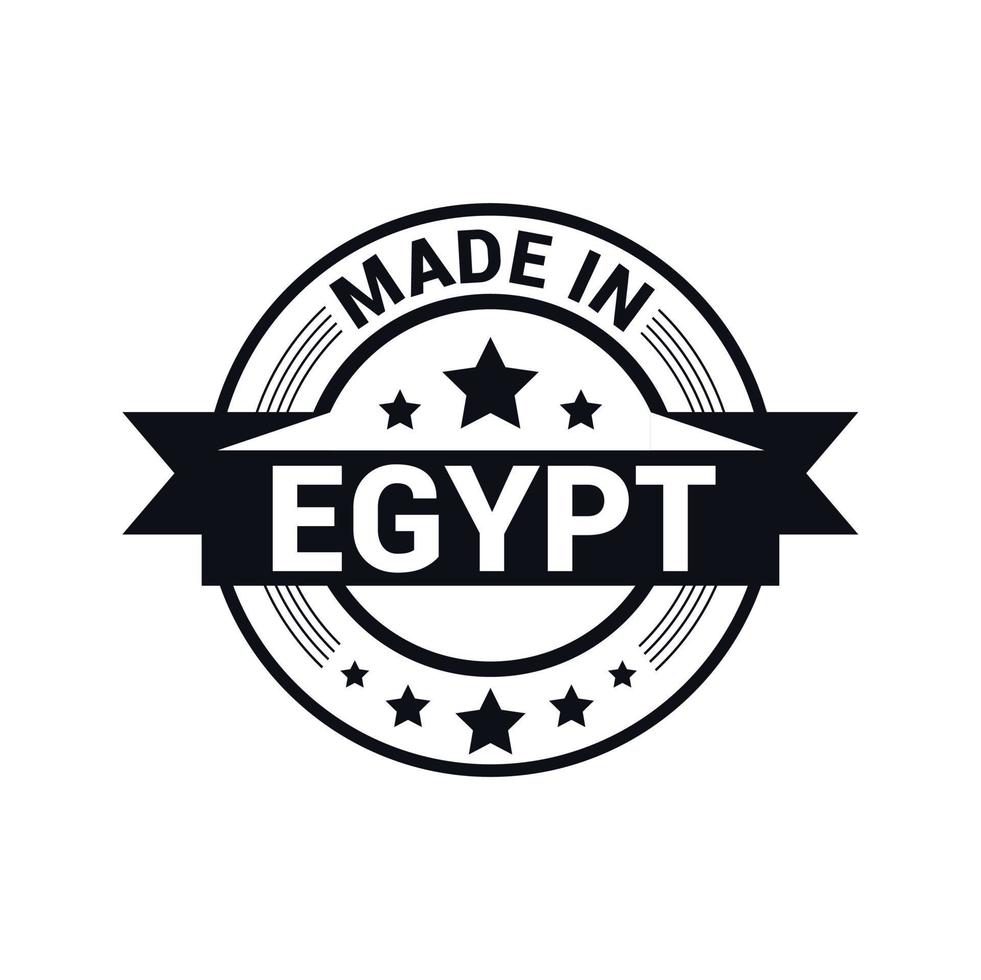 vector de diseño de sello de egipto