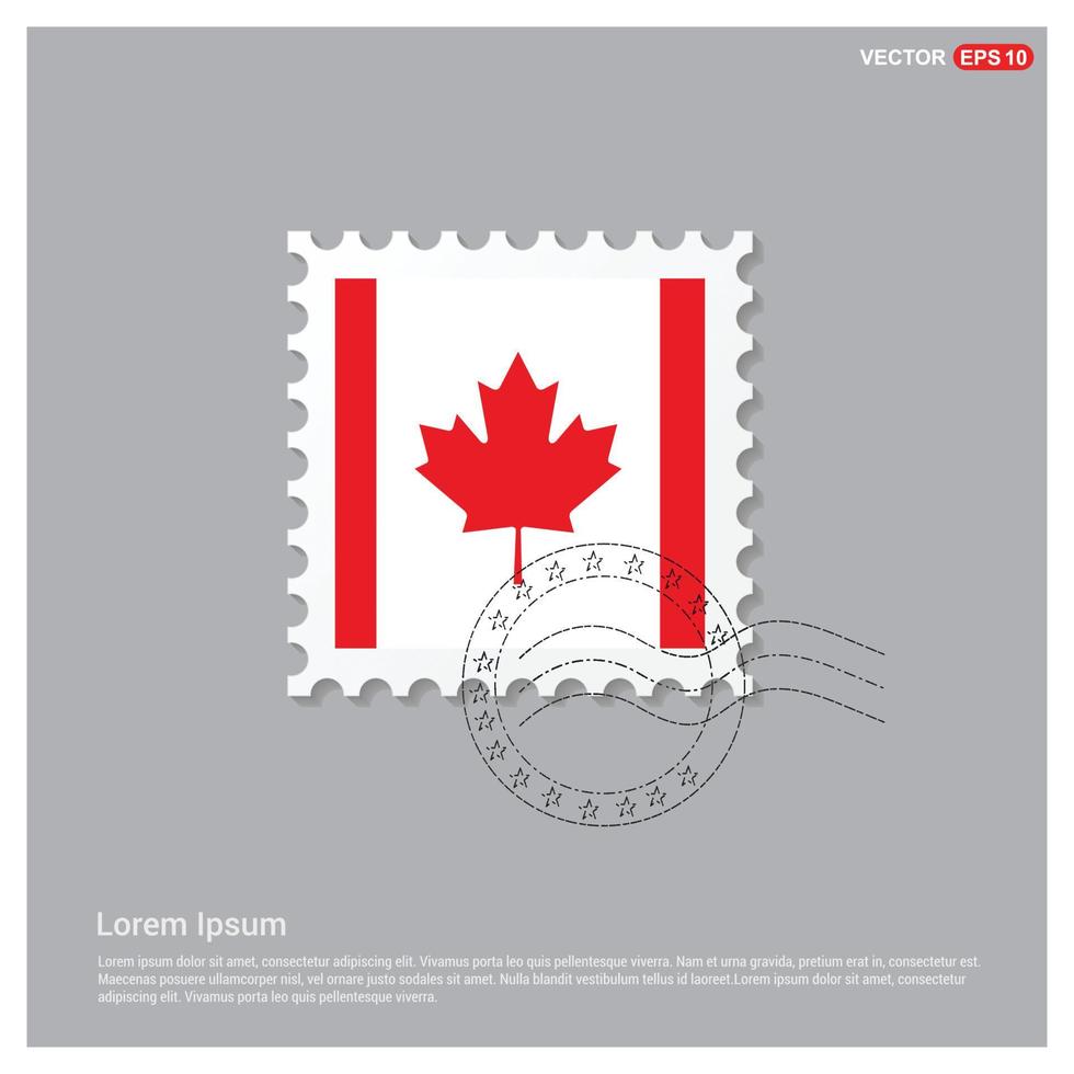 Canada flag design vector
