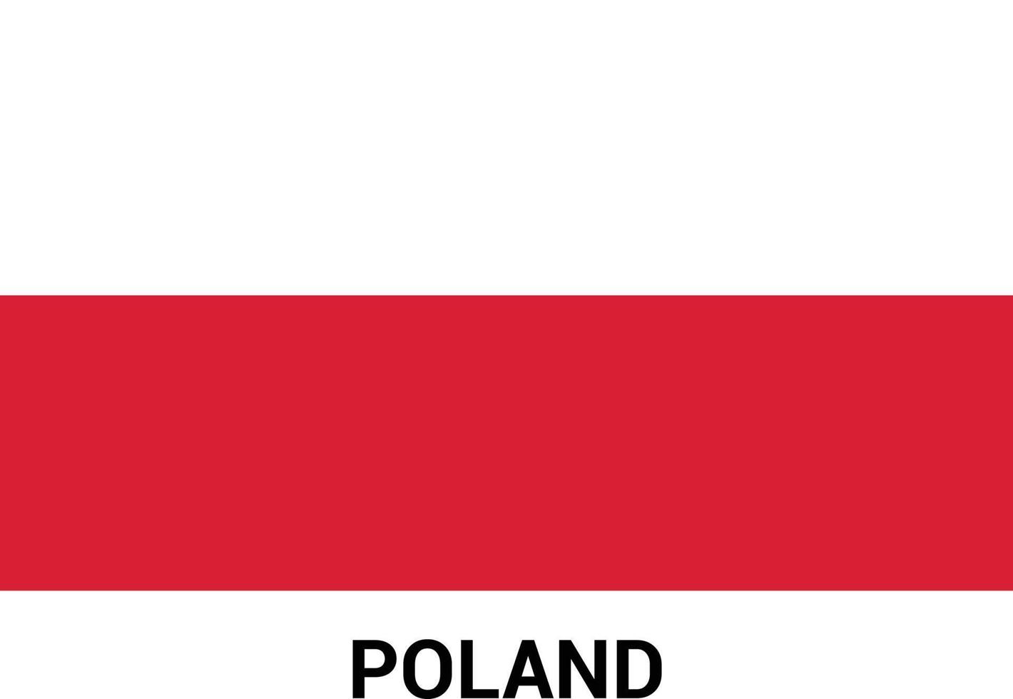 Poland flags design vector