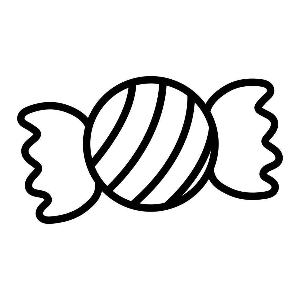 Candy doodle icon vector
