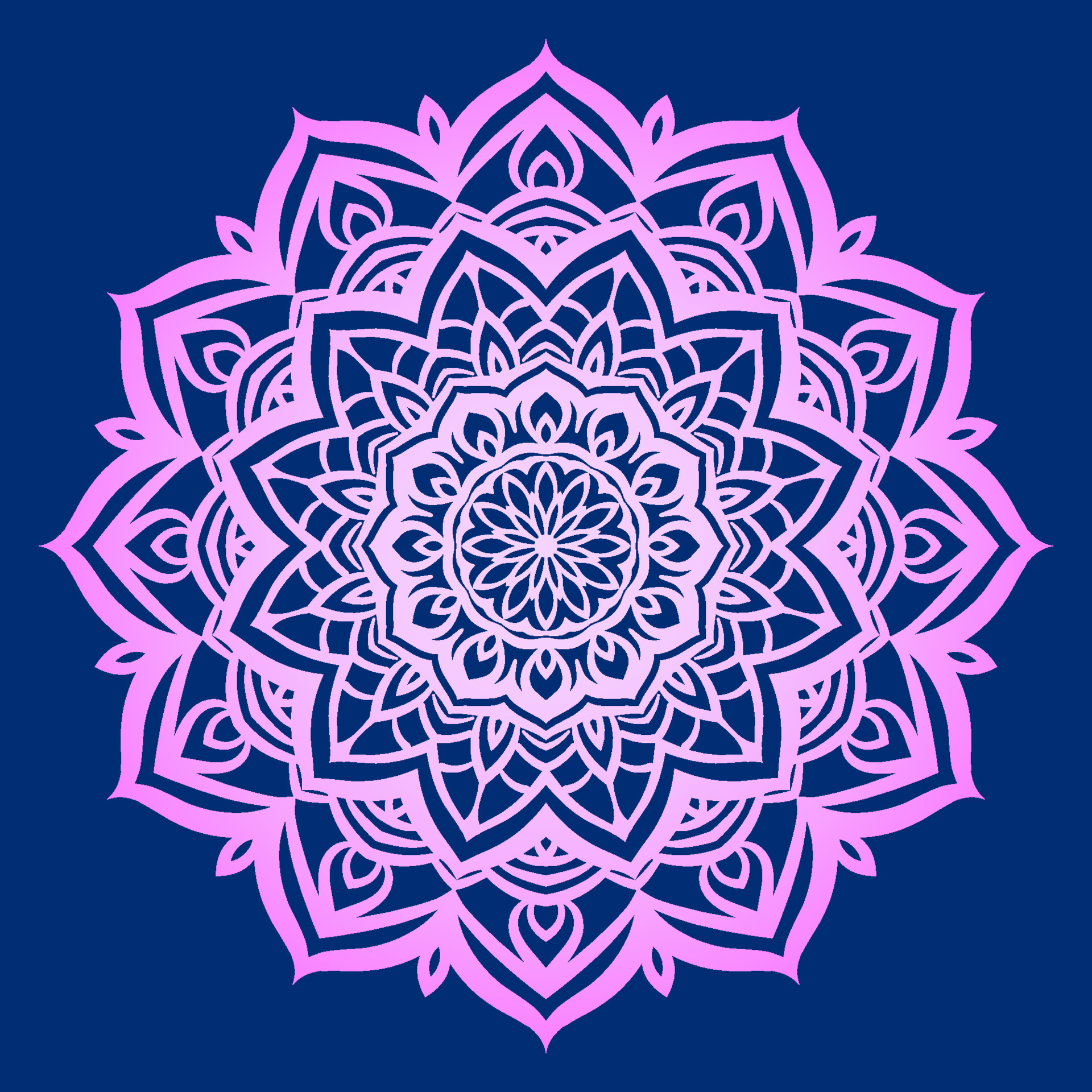 abstract mandala lotus petal vector design element 13342846 Vector Art