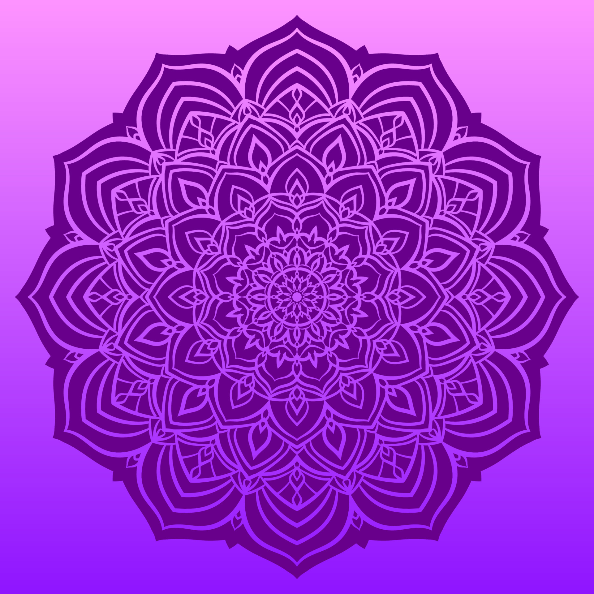 abstract mandala lotus petal vector design element 13343091 Vector Art