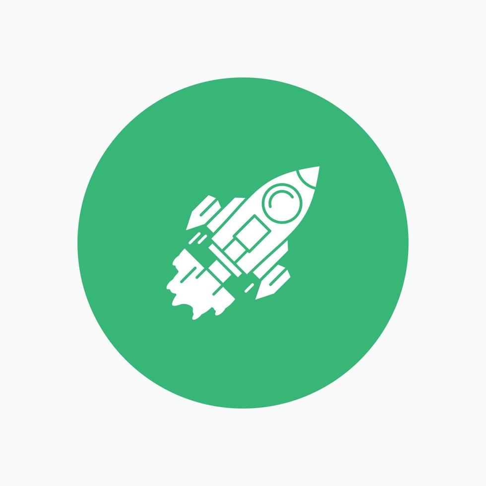 Startup Business Goal Launch Mission Spaceship vector