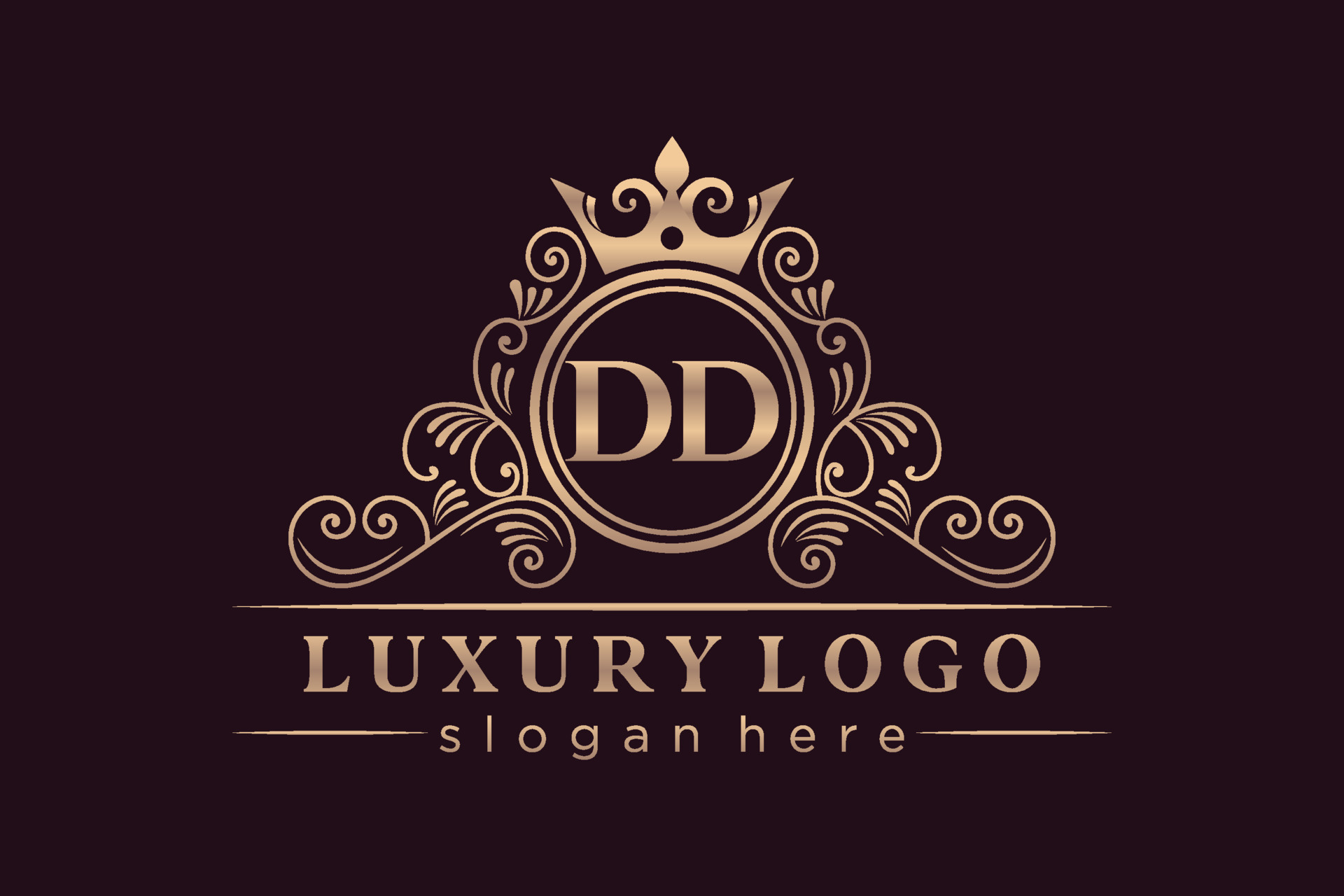 AD or DA Monogram, Crest or Logo - Digby & Rose