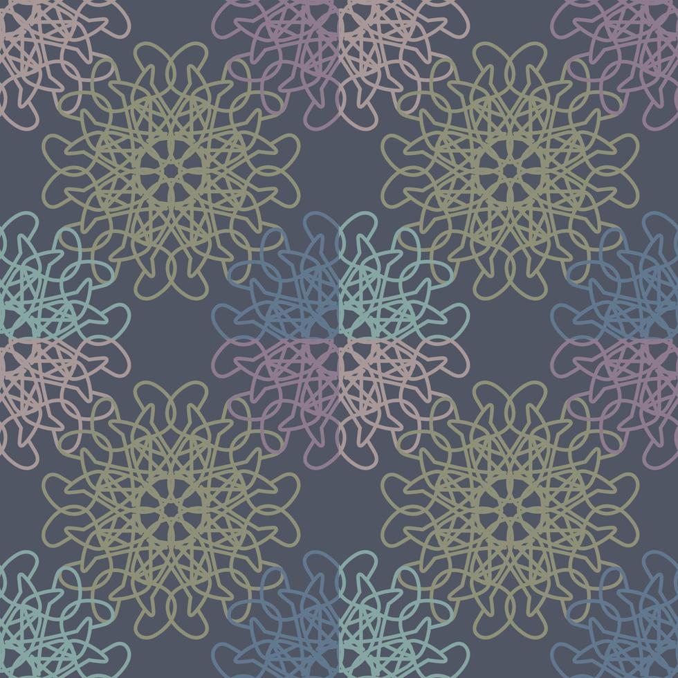 patrón abstracto y floral sin fisuras vector