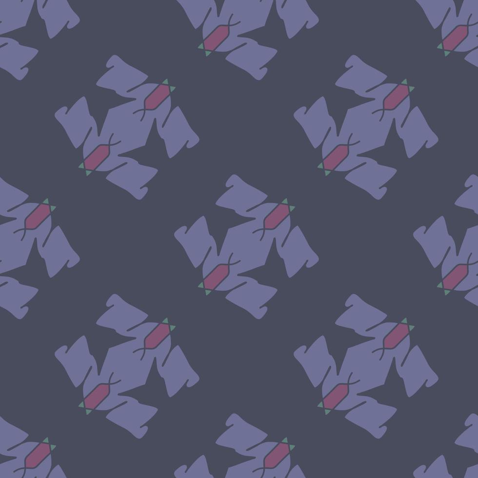 Abstract and floral seamless pattern vector