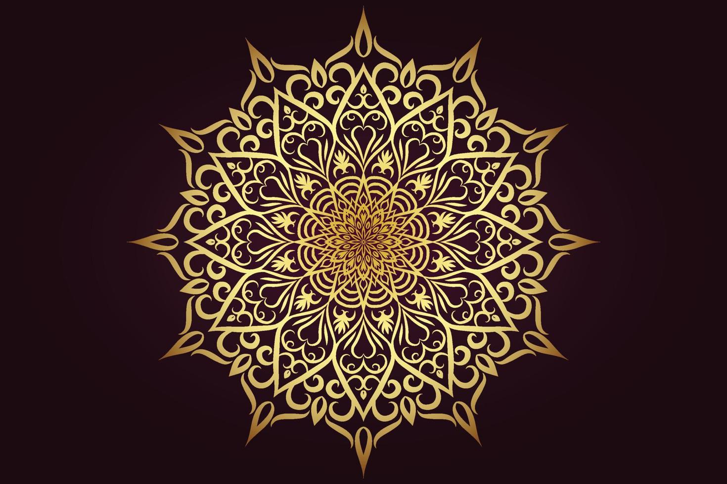 luxury mandala design background pro vector