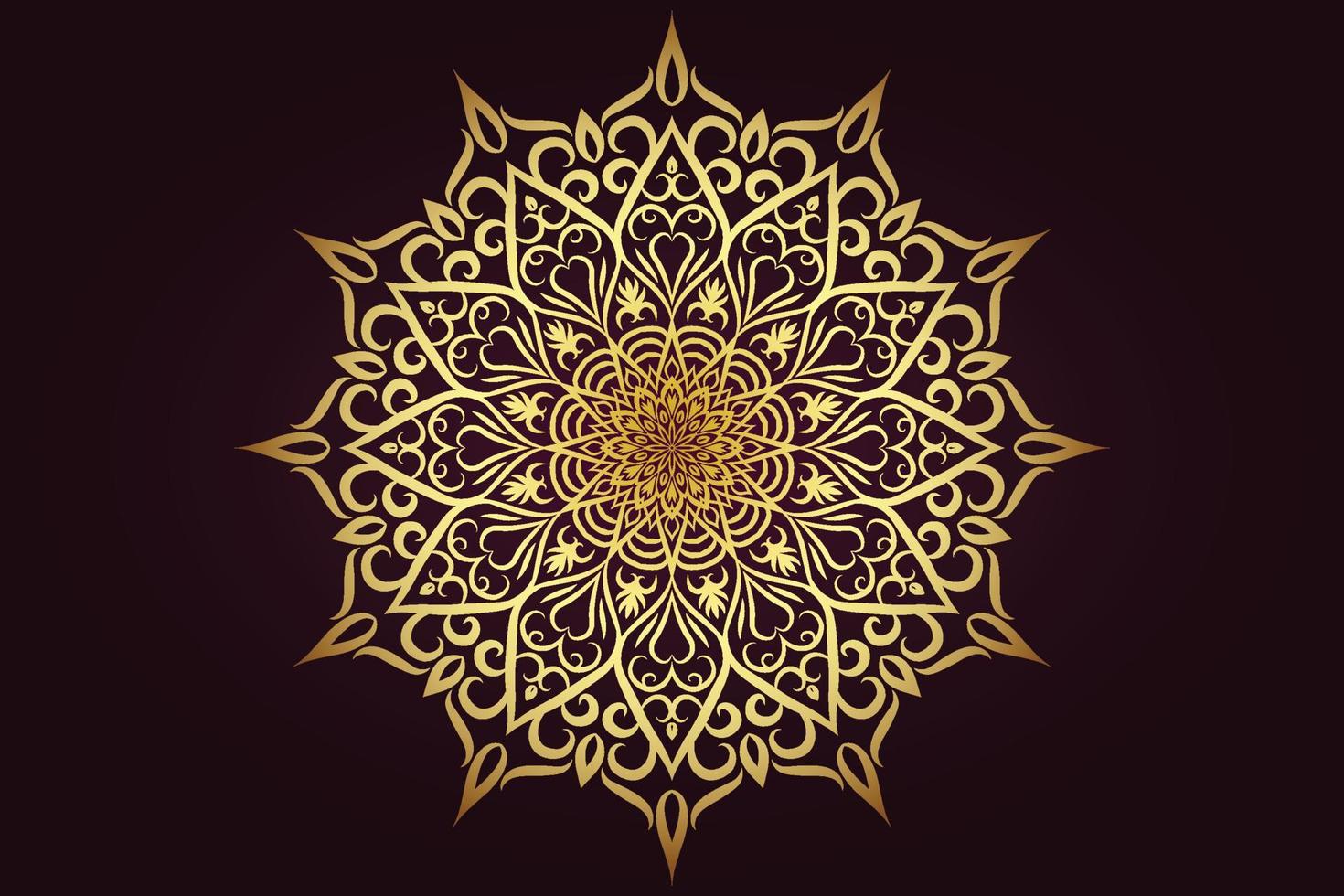 luxury mandala design background pro vector