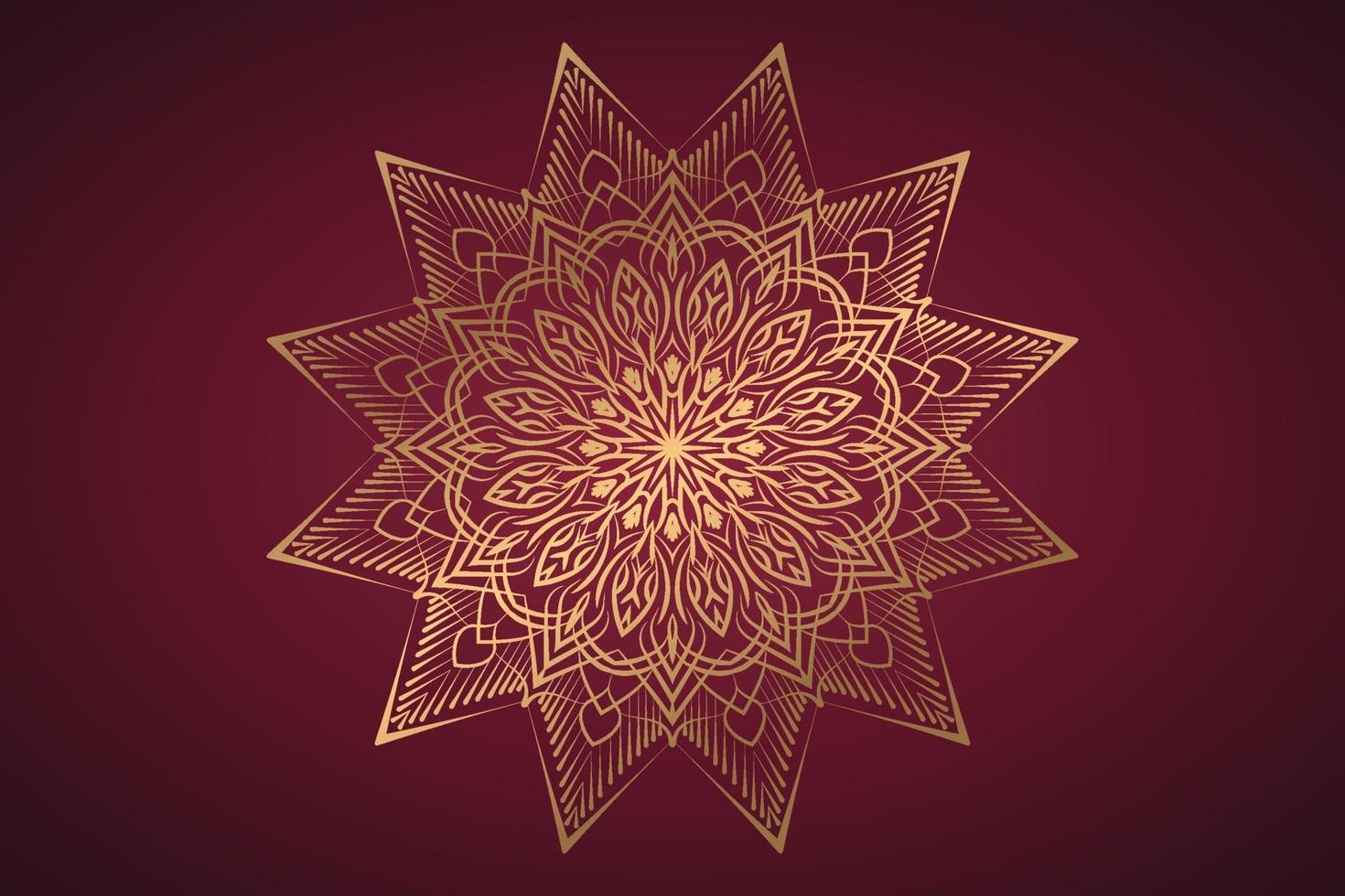 luxury mandala design background pro vector