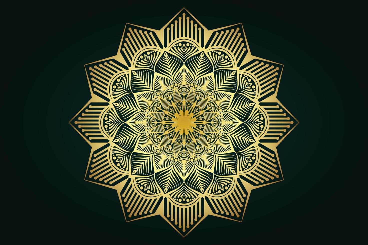 luxury mandala design background free vector