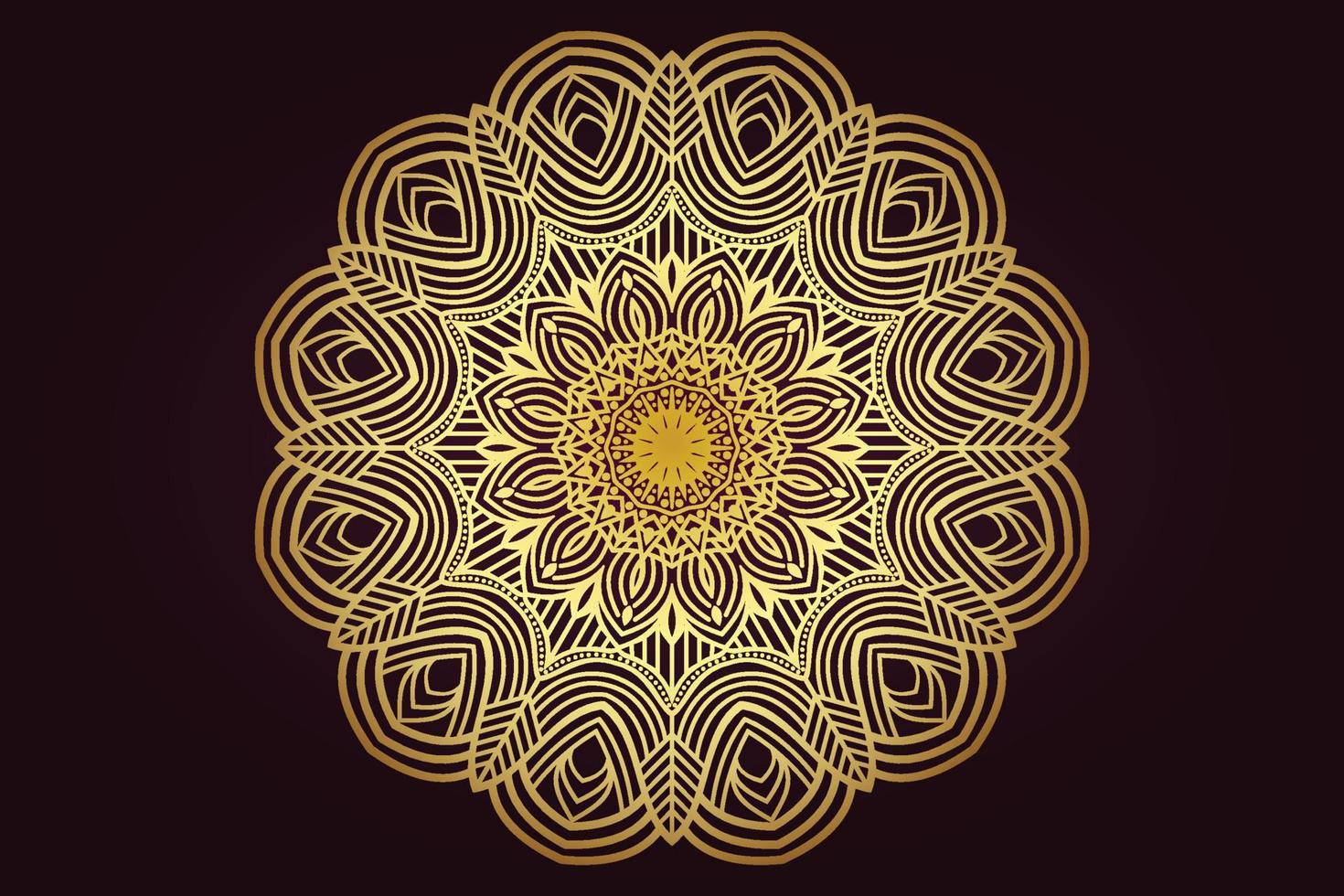 fondo de diseño de mandala de lujo gratis vector