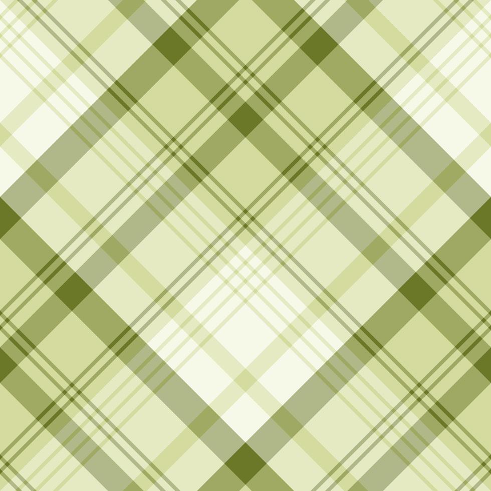 patrón impecable en colores verdes primaverales para tela escocesa, tela, textil, ropa, mantel y otras cosas. imagen vectorial 2 vector