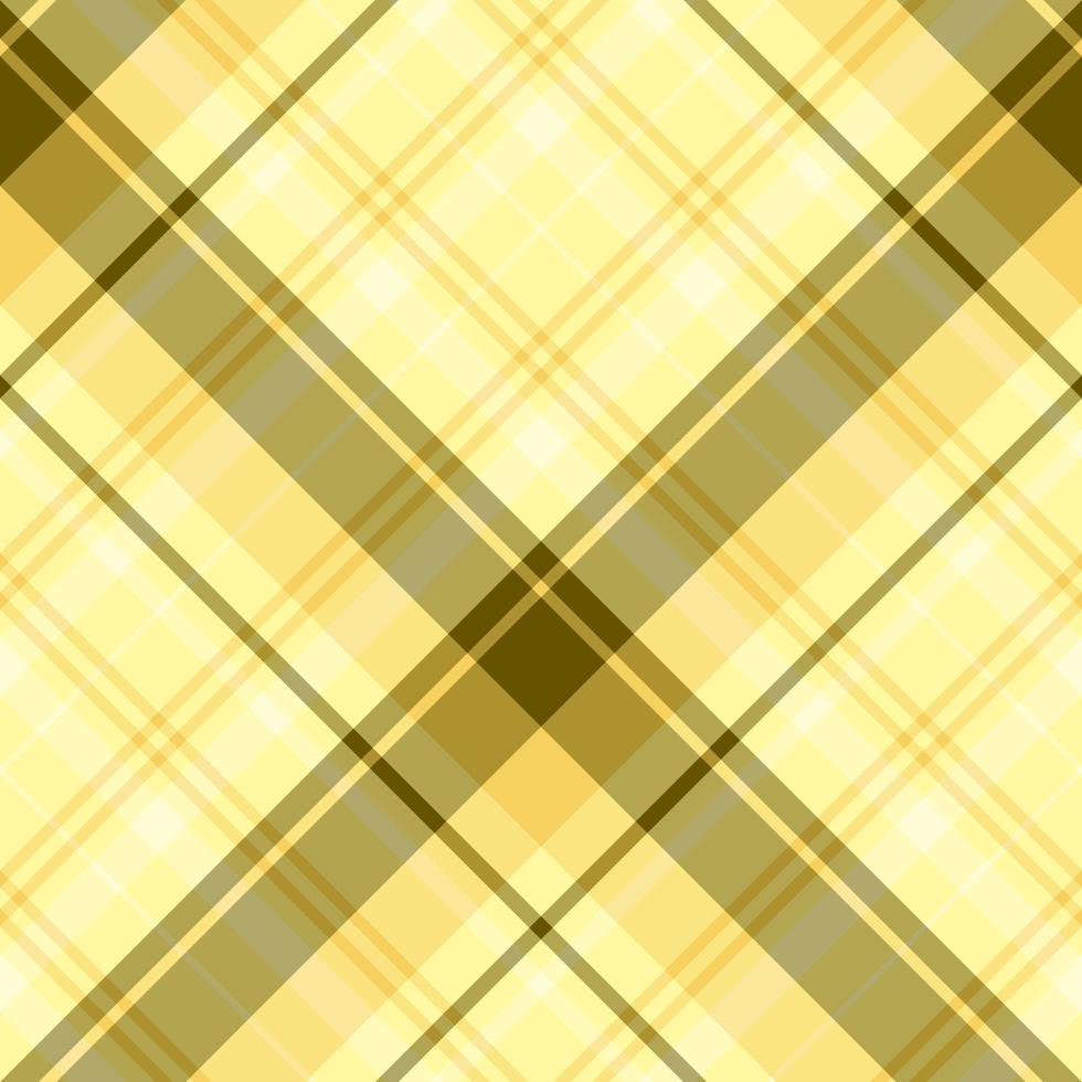 Seamless pattern in autumn yellow colors for plaid, fabric, textile, clothes, tablecloth and other things. Vector image. 2