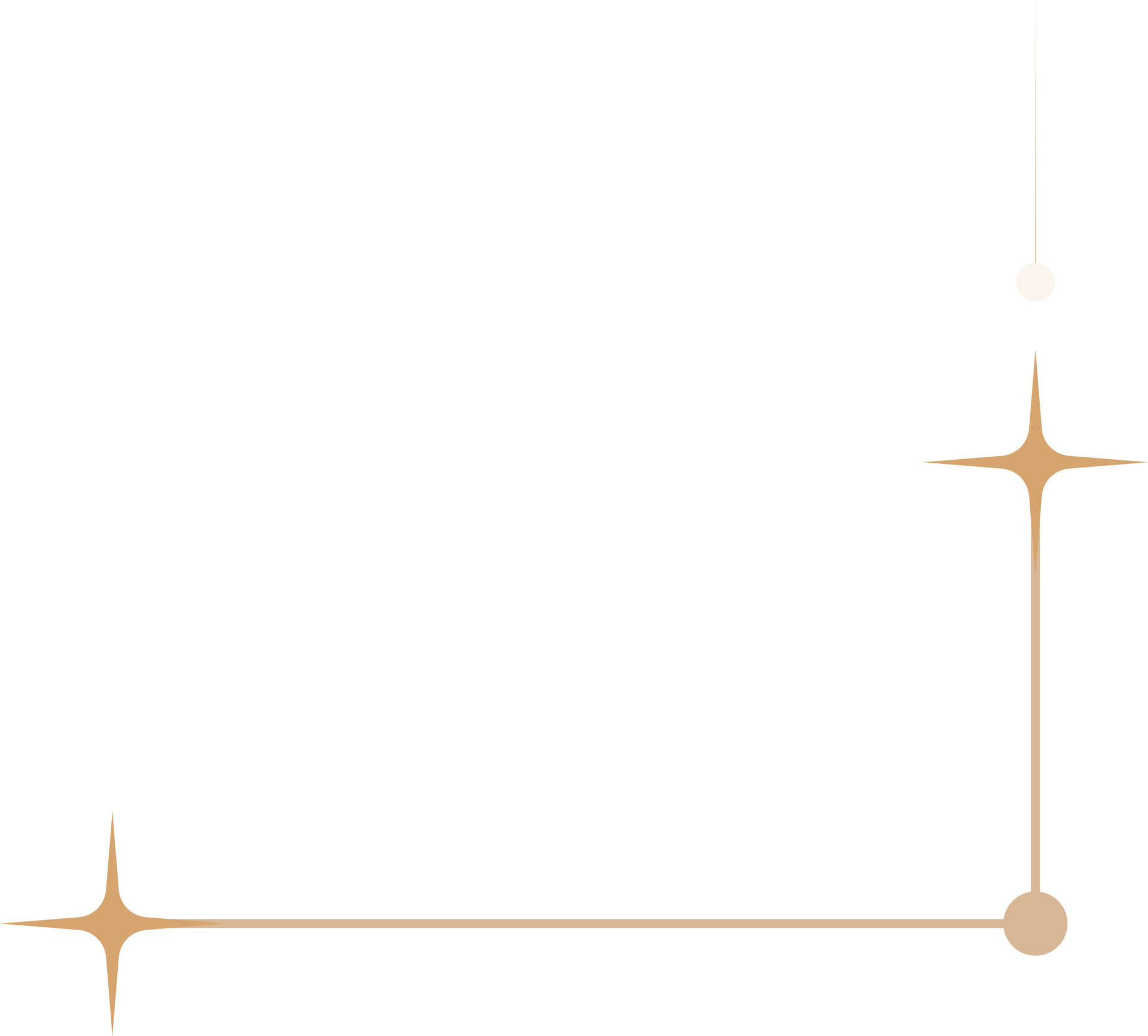 Minimal Star Corner Border Vector Illustration 13344813 Vector Art at