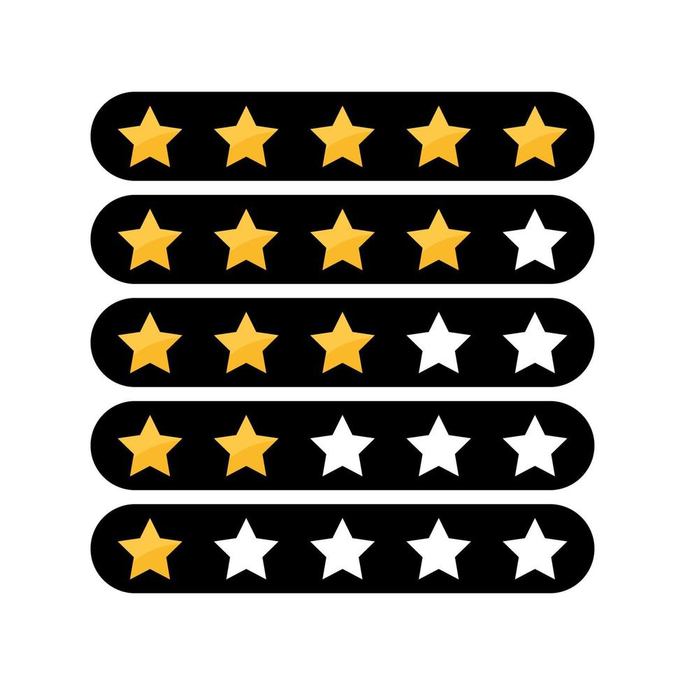 rating star icon vector design templates