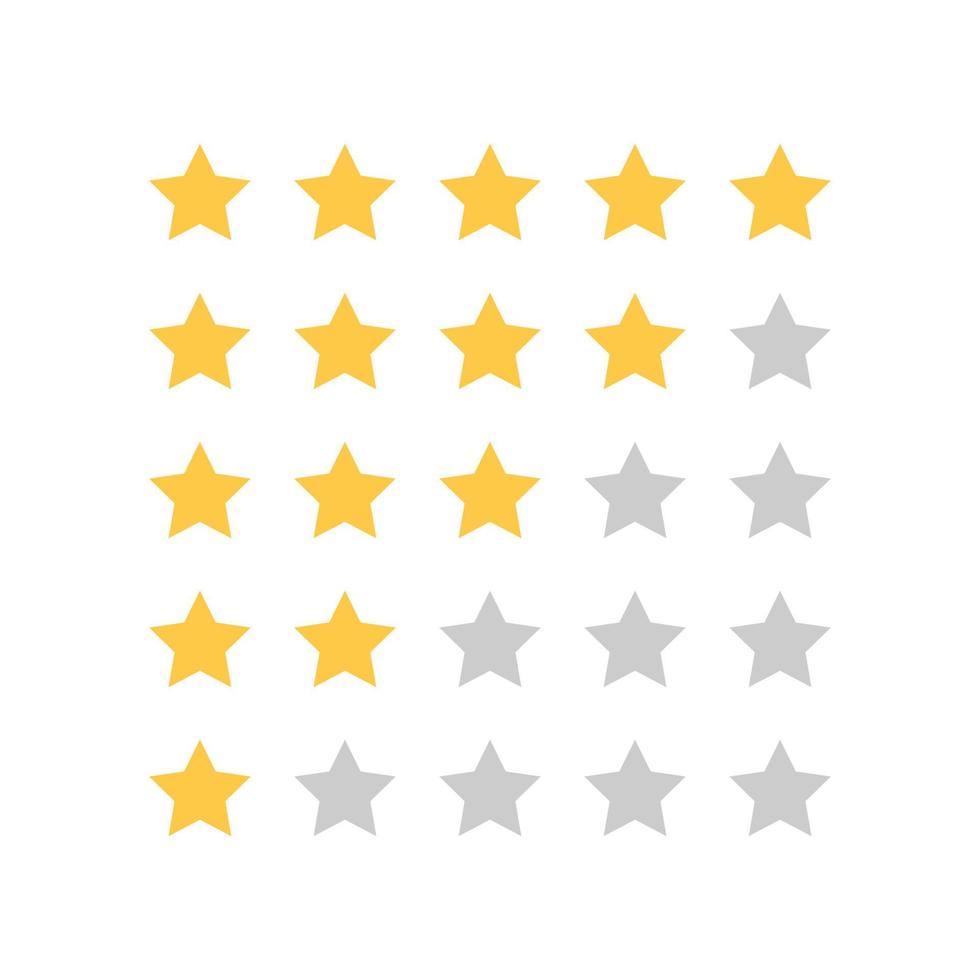 rating star icon vector design templates