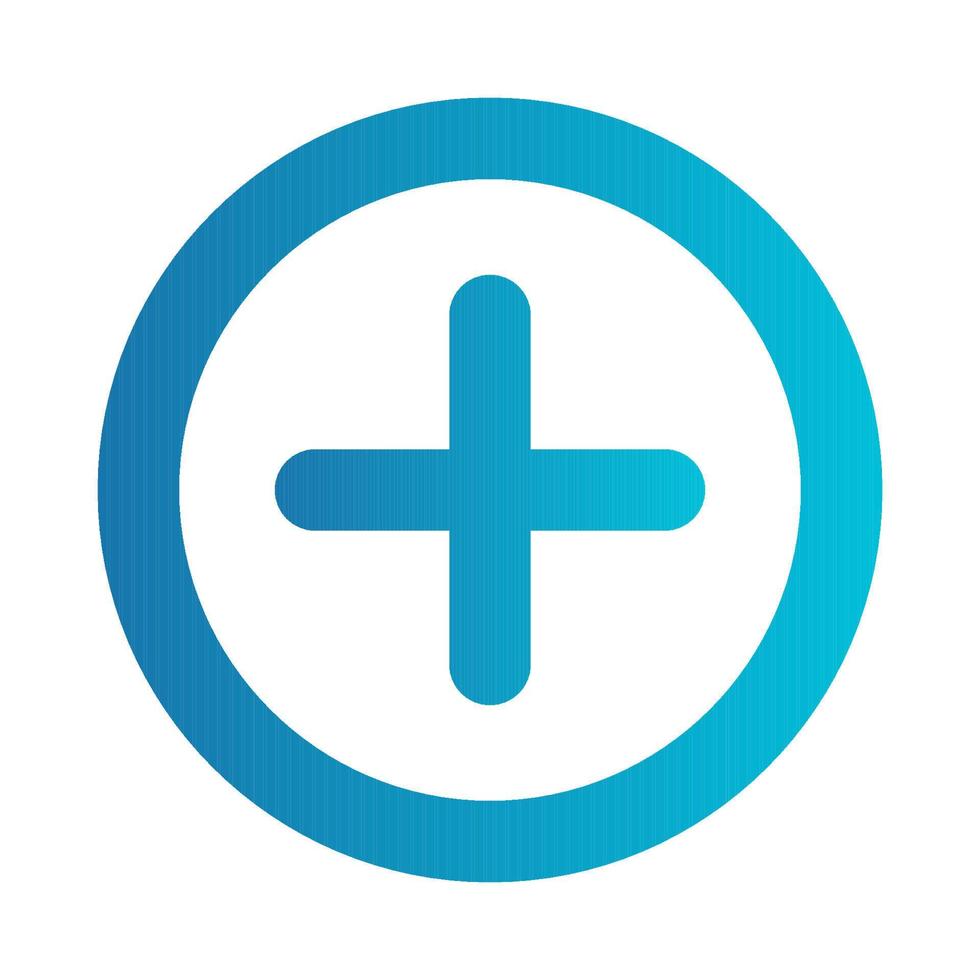 Flat illustration on a theme add button vector