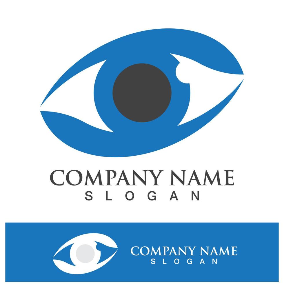 eye care vector logo design