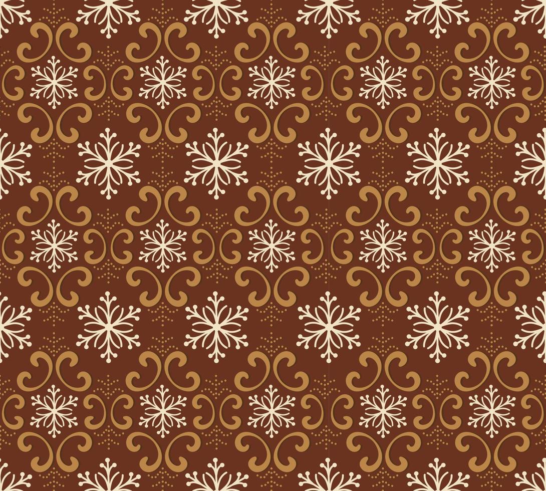 seamless, patrón, de, navidad, oro, y, cobre, medallón, navidad, vector, diseño vector