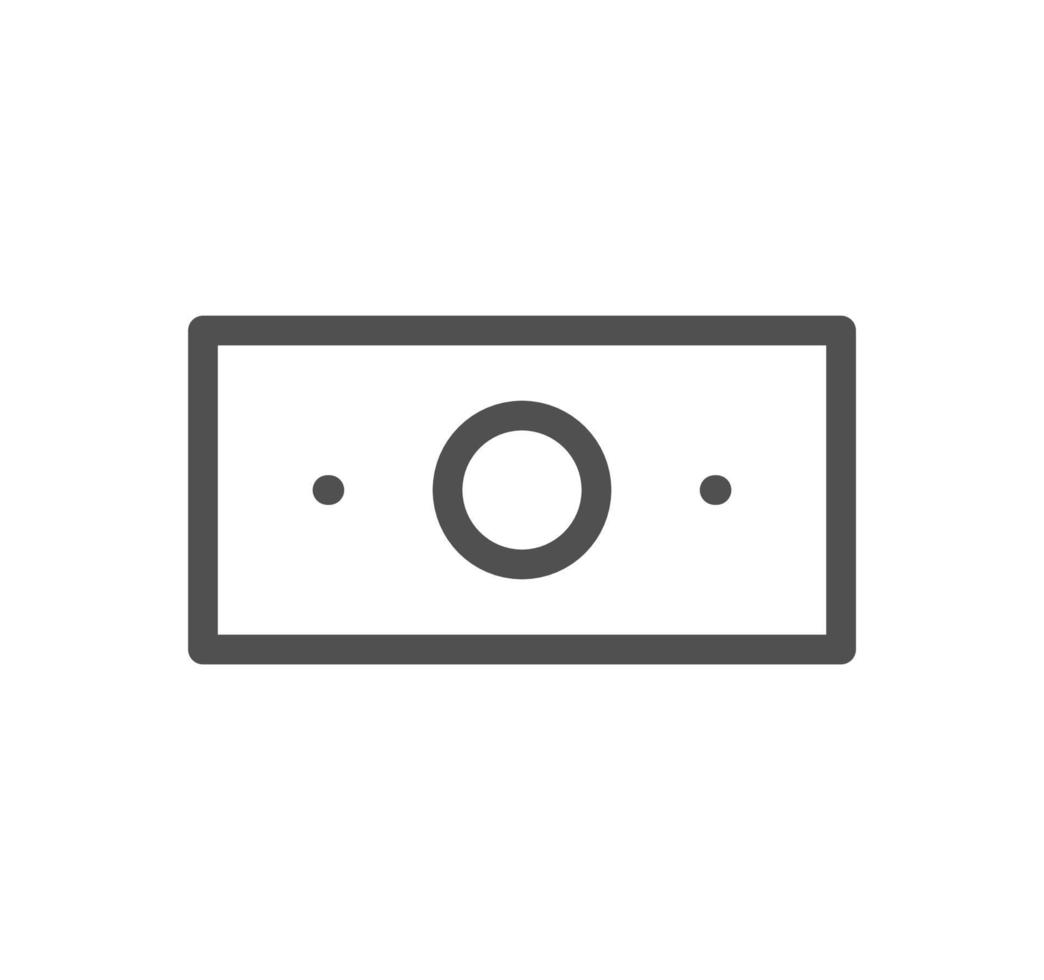 Business icon outline and linear vector. vector