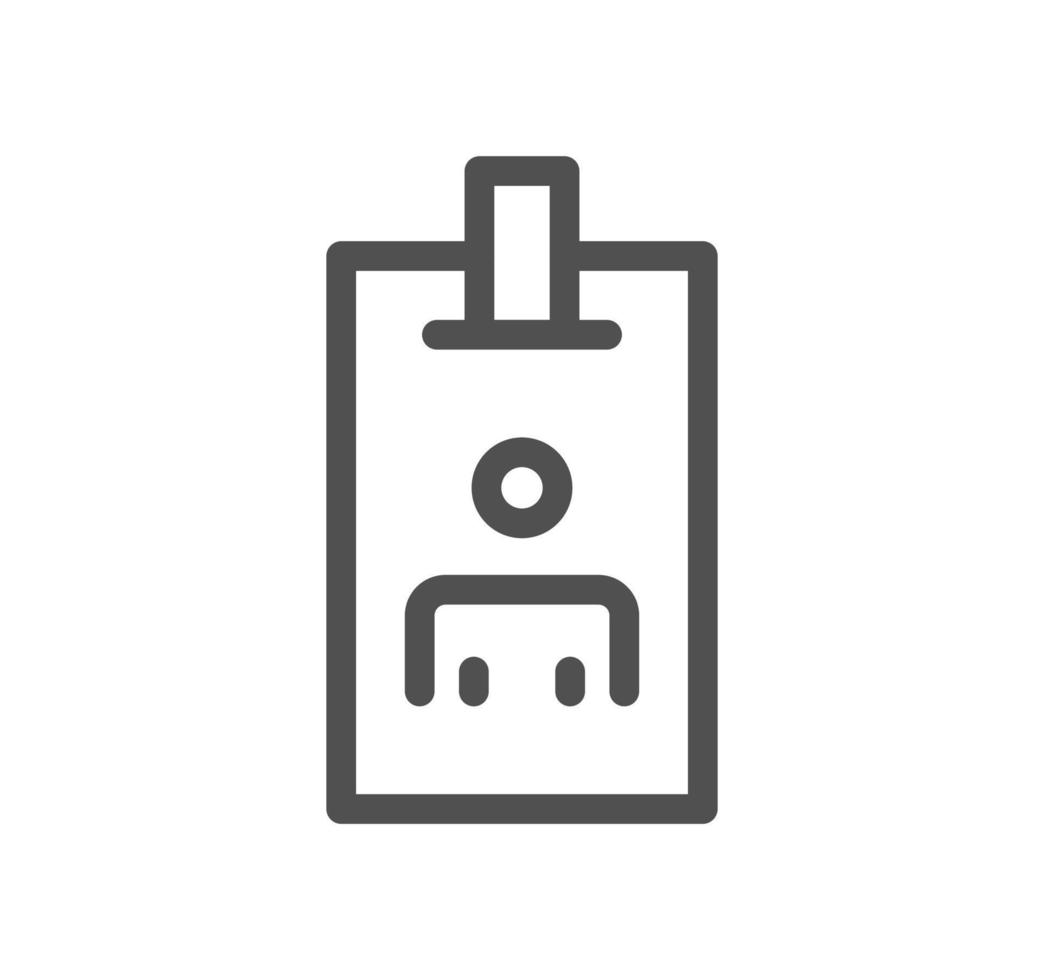Business icon outline and linear vector. vector