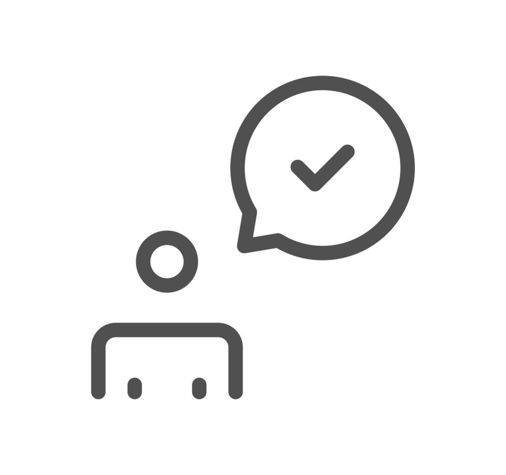 Business icon outline and linear vector. vector