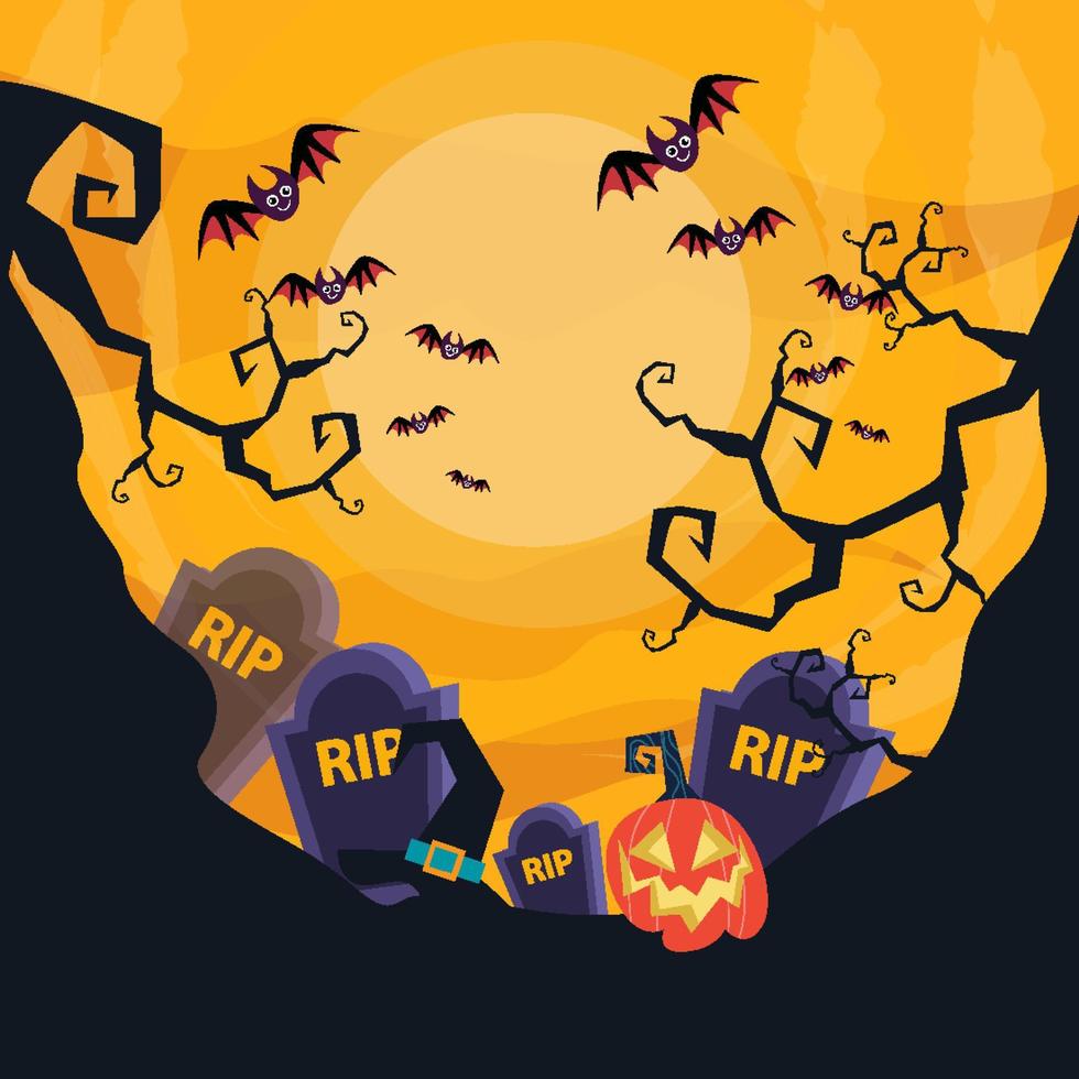 fondo de halloween adecuado para el fondo vector