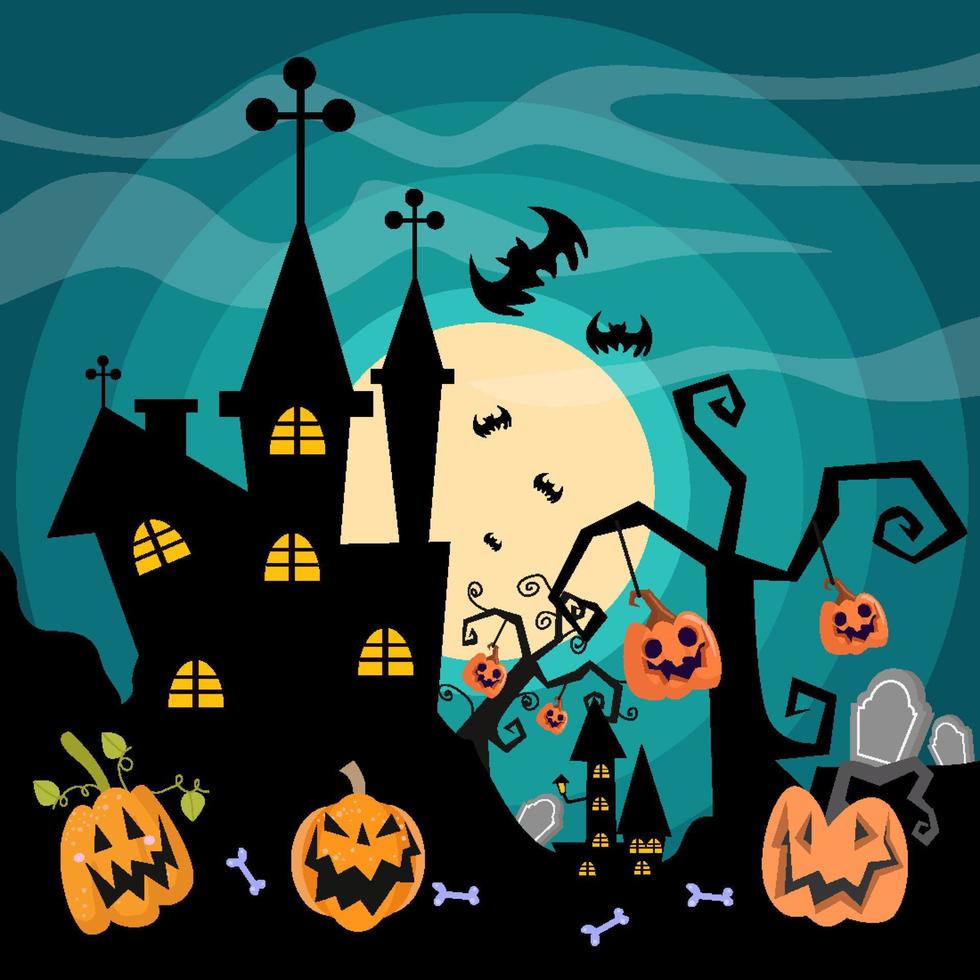 fondo de halloween adecuado para el fondo vector