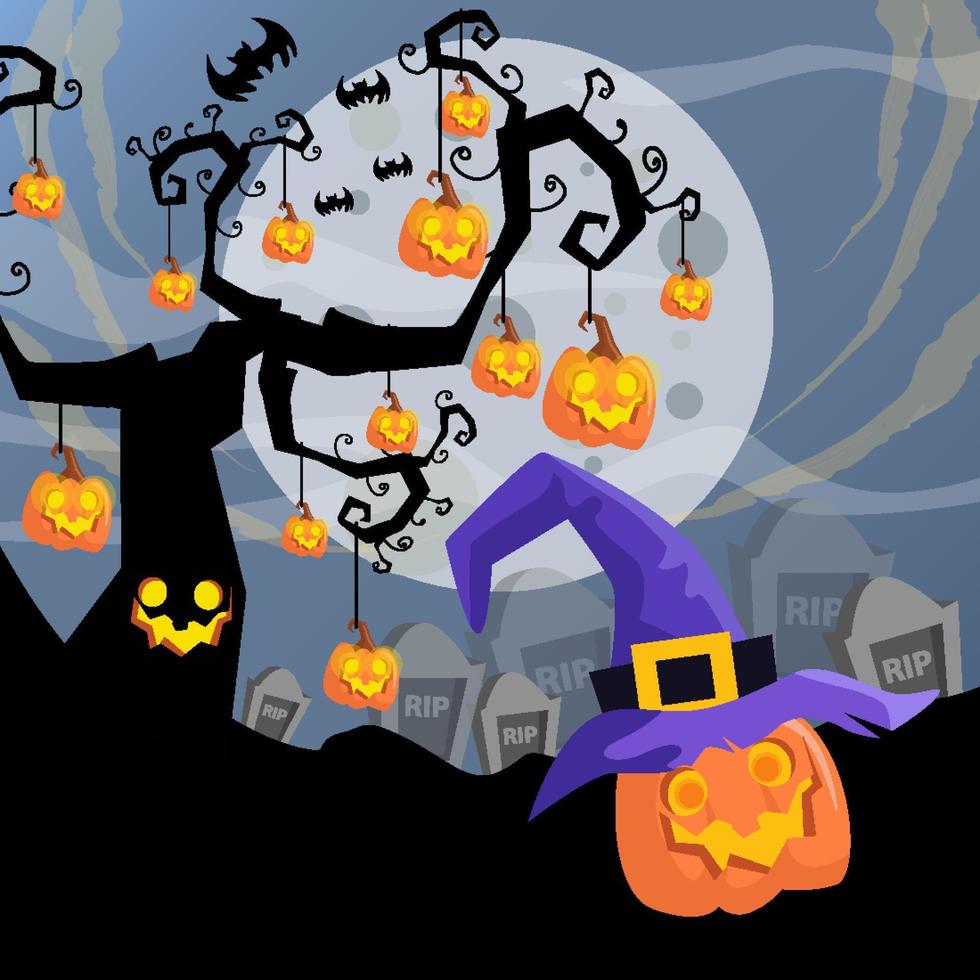 fondo de halloween adecuado para el fondo vector