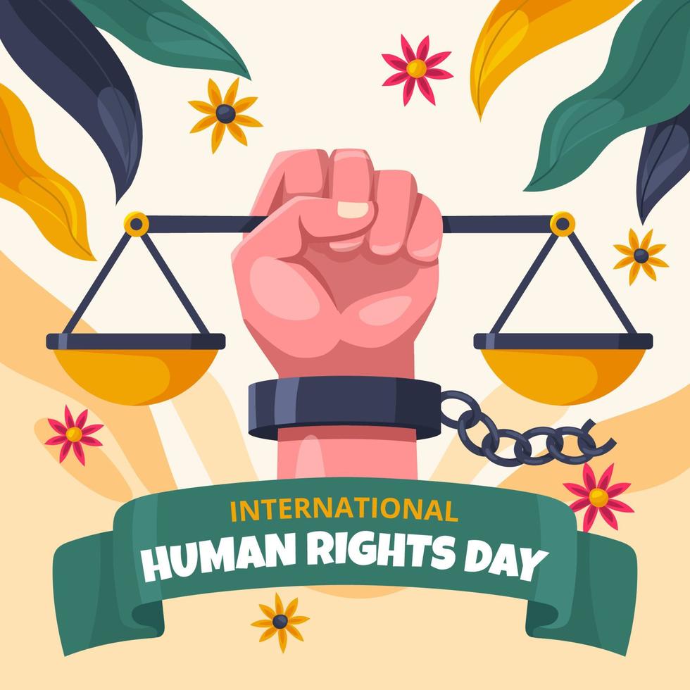 Human Rights Day Concept vector